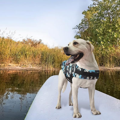 Doglay Dog Life Jacket with Rescue Handle, Dog Life Vest for Swimming Boating, Adjustable Reflective Puppy Swim Vest with Superior Buoyancy for Small Medium Large Dogs