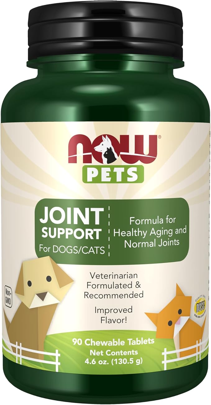 Pet Health, Joint Support Supplement, Formulated for Cats & Dogs, NASC Certified, 90 Chewable Tablets