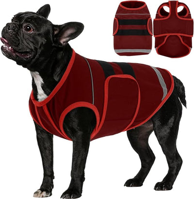 IDOMIK Dog Anxiety Vest, Dog Thunder Jacket Anxiety Calming Vest | Dog Depression & Anxiety Relief,Adjustable,Reflective Strips,for Thunderstorms,Fireworks,Separation,Vet Visit & Grooming