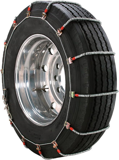 SCC TA1947 Alloy Radial Heavy Duty Truck Singles Tire Traction Chain - Set of 2