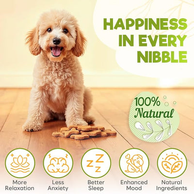ZENO Hemp Calming Chews for Dogs Anxiety 200 pcs - Duck Flavored - Anxiety Relief - Calming Chews Treats - Melatonin for Dogs - for Stress, Travel, Check-up, Barking or Grooming