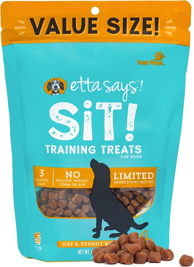 Training Treats - All Natural Peanut Butter Soft Treats for Dogs - Made in The USA (16 Oz Pack of 1)
