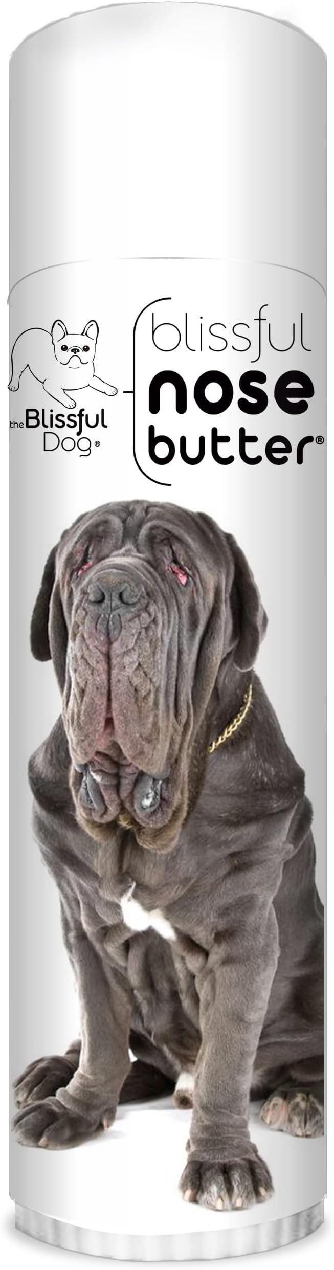 Neapolitan Mastiff Nose Butter for Dry, Cracked Skin, Lick-Safe Dog Nose Balm with Moisturizing Shea Butter, Almond, Olive, and Essential Oils, Pet Supplies, Uncented, 0.50 oz.