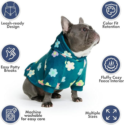 Spark Paws Dog Hoodie – Premium Dog Sweater for Small, Medium, and Large Dogs | Warm Outfits for French Bulldogs, Pitbull, Puppy, Winter Jacket Alternative - Daisy - 4XL