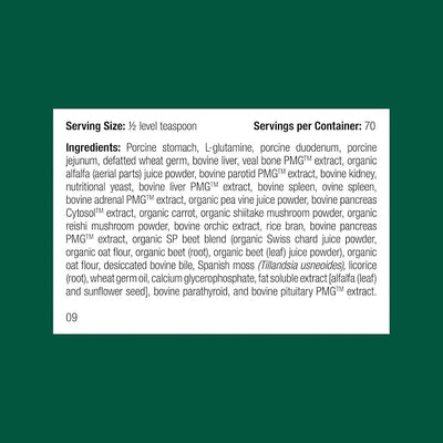 Standard Process Canine Enteric Support - Digestive System Support for Dogs - Nutritional Dog Supplement for Gut Health - Canine Supplement Formula to Aid Healthy Digestion - 110 g