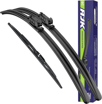 AJK Front Windshield Wipers for GMC Acadia 2013-2016 (24"+21"+11") | All-Weather OEM Quality Automotive Replacement Wiper Blades for My Car-Front and Rear Windows