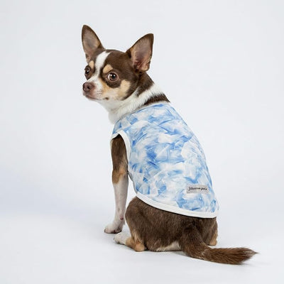 Fitwarm 2 Pack Ice Lemon UPF 50+ UV Sun Protection Dog Shirt, Lightweight Dog Cooling Vest, Quick Dry Summer Clothes for Small Dogs Boy Girl, Pet Outfit, Blue, Yellow, White, XXL