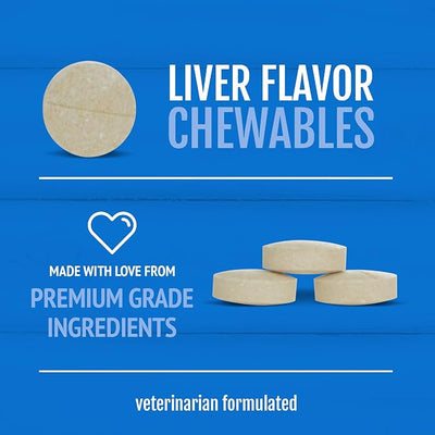 Petnc Adult Multi Chewables (75 Count), Daily Dog MultiVitamin & Multimineral Support, Includes Zinc, Magnesium & More, Supports Overall Health, For Dogs 1+ Year, Liver Flavor