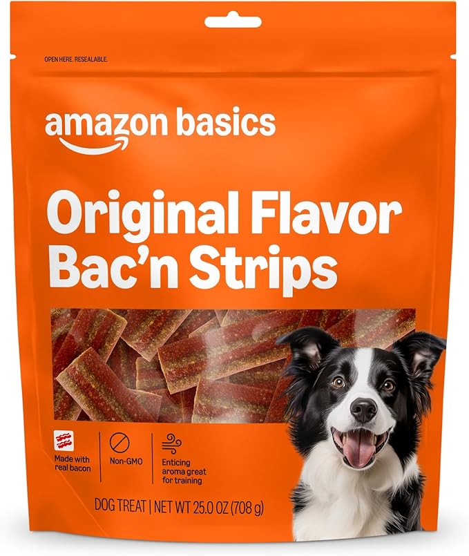 Original Flavor Bac'n Strips Dog Treats - 25 oz Bag