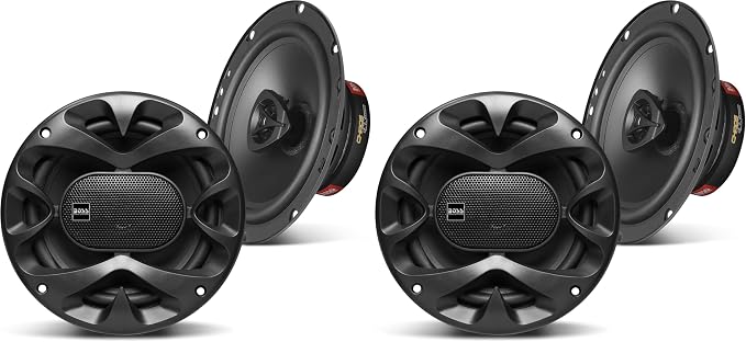 CH6520B 6.5 Inch Car Door Speakers - 250 Watts Max (Pair), Coaxial, 2 Way, Full Range, 4 Ohms, Sold in Pairs, Bocinas para Carro (Pack of 2)