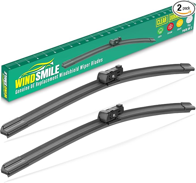 22" 21" Windshield Wiper Blades Replacement for Ford Maverick 2022 2023 2024 2025 Premium All Weather Front Wipers Set - OEM Quality (Pack of 2)