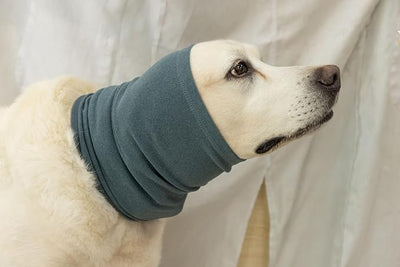 Dog Ear Wraps, Dog Ear Cover Hematoma Anxiety Relief – Noise Canceling for Fireworks, Thunderstorms, Pet Grooming & Force Drying(Green M)
