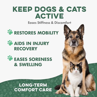 Walk-Easy Dog Hip & Joint Supplement, Effective Dog Pain Relief and Anti-Inflammatory Supplement for Mobility, Canine Joint Pain Relief, ACL Tears, Limping, Knee and Back Aches, Easy to Give 2 Pack