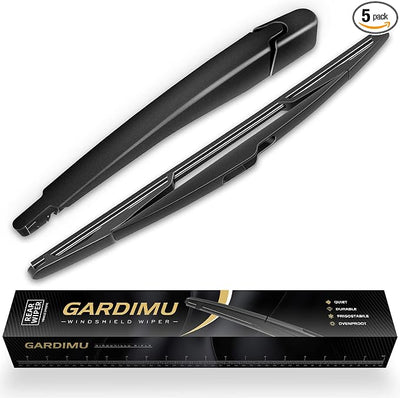 Rear Wiper Blade Assembly, Back Windshield Wiper Blades Arm Accessories Replacement for Ford Edge 2007-2014, Rear Wiper Blade and Arm Set for 2007 2008 2009 2010 2011 2012 2013 2014.