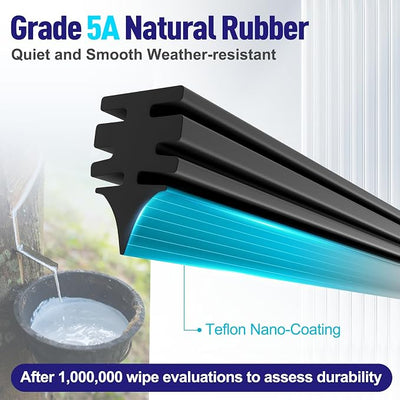 AJK Wiper Blades for Toyota Camry 2012-2017 | 2-Piece, All Weather, OEM Quality