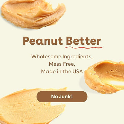 Pupford Peanut Butter Crunchies, All-Natural, Human-Grade Crunchy Treat for Dogs & Puppies (8 oz)