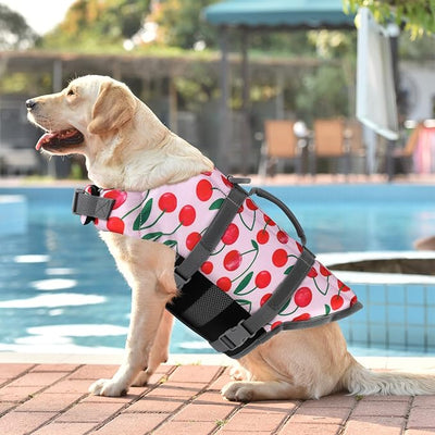 Doglay Dog Life Jacket, Dog Life Vest for Swimming Boating, Adjustable Puppy Life Jacket with Reflective Stripes, Superior Buoyancy Pet Swimming Vest for Small Medium and Large Dogs