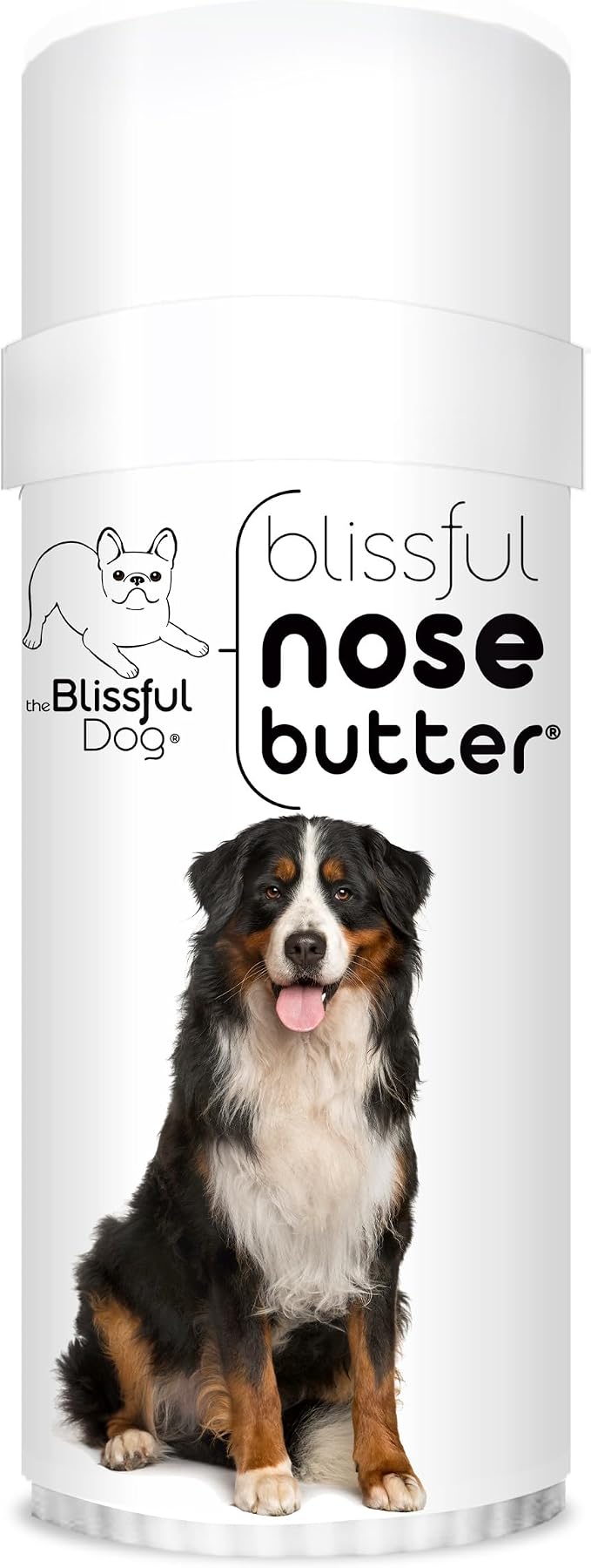 Bernese Mountain Nose Butter, Versatile Dog Nose Balm for Dry Nose, Handcrafted Nose Moisturizer, Easy-to-Apply Dog Essentials, Unscented, 2.25 oz.