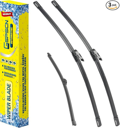 GSPSCN 3 Wipers Replacement For BMW X2 2023-2018,Original Equipment Windshield Wiper Blades Set 24"+20"+13"(Set of 3)