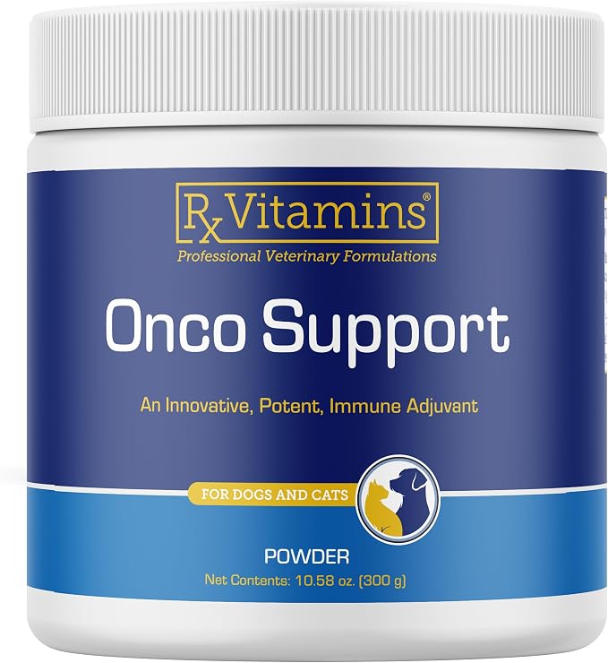 Onco Support - Dog & Cat Immune Support Supplement - 300g | with Milk Thistle for Cats, Spirulina, Kelp Powder for Dogs, and More - Also Aids in Gut Health and Digestive Support