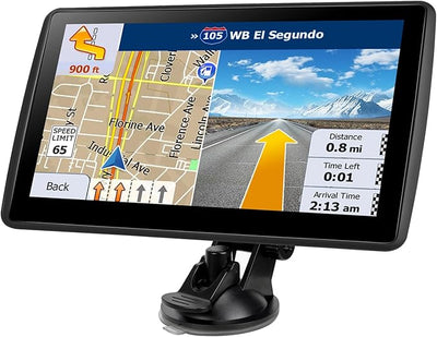 7 Inch GPS Navigator for Car Truck RV, 2026 Latest Map GPS for Car with Free Lifetime Updates, Voice Guidance, Speed Alerts, Custom Routing, HD Touchscreen