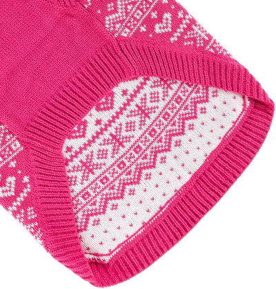 HOMIMP Dog Sweater Argyle - Warm Sweater Winter Clothes Puppy Soft Coat, Ugly Dog Sweater for Small Medium and Large Dogs, Pet Clothing Boy Girl