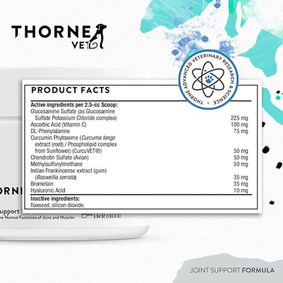 ThorneVet Joint Support Formula Powder, 120 Scoops