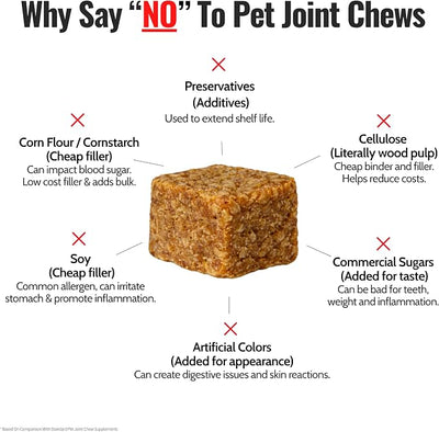 Pure MSM for Dogs & Cats | 99.9% Pure MSM Crystals | Organic Sulfur for Joint Support, Mobility, Skin & Coat | 100% Additive-Free | 7 oz / 210 g/Bag | 3 Pack