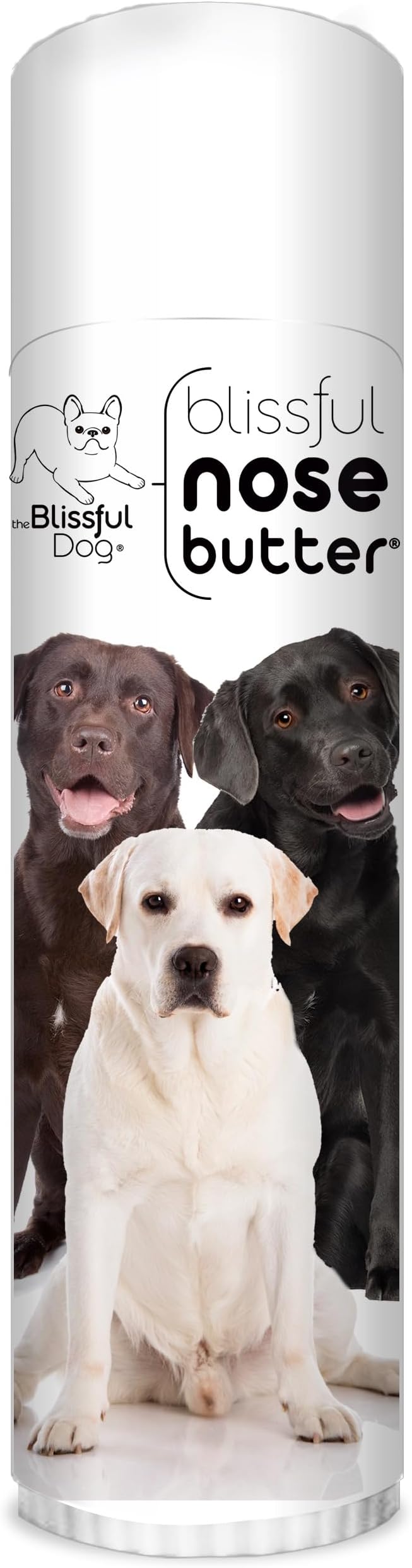 Labrador Retriever Nose Butter for Dry, Cracked Skin, Lick-Safe Dog Nose Balm with Moisturizing Shea Butter, Almond, Olive, and Essential Oils, Pet Supplies, Uncented, 0.50 oz.