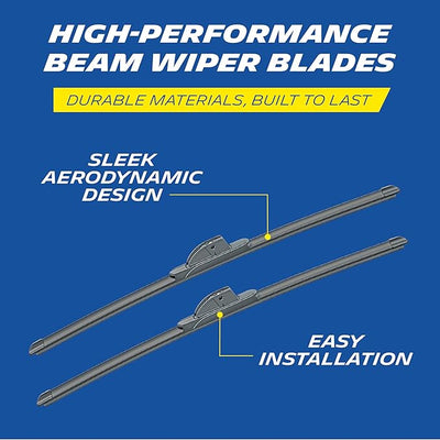 Michelin 19-2828SUBA Stealth Ultra Twin Pack 28 inch Wiper Blade Fits Select Ford, Dodge, Chrysler, Mercedes-Benz, Plymouth, Kia, Cadillac, Maybach, Model Years (2 Pack)