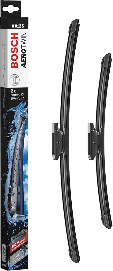 BOSCH 3397014095 AeroTwin Wiper Blade Combo Pack - Set of 2 (20" & 14") | Driver and Passenger Side Original Equipment Replacement Blades