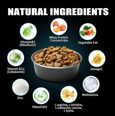 Dog Muscle Gain Power Chews-Canine Weight Gainer Formula,High Protein,Multivitamins,Overall Health & Energy,Immune Support,Muscle Building Supplement for Puppies,Adult & Senior Dogs-Chicken