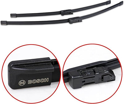 BOSCH 3397007638 AeroTwin OE Replacement Wiper Blades Driver & Passenger Side - Set of 2 (26" & 21") Top Lock 16mm