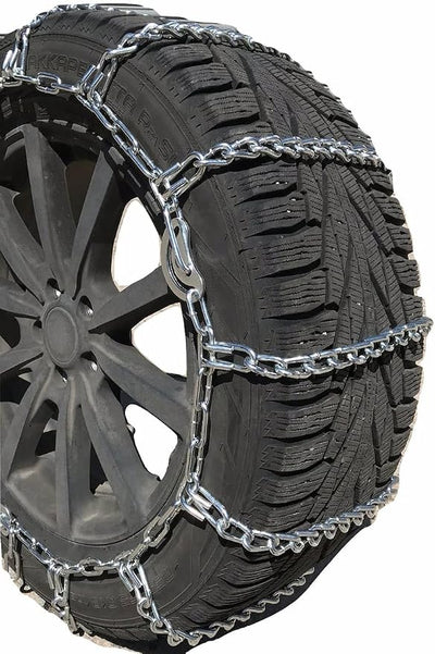 TireChain.com 275/60R20 Twisted Link Tire Chains - Ladder Style Snow Chains for Truck & SUV Highway Use