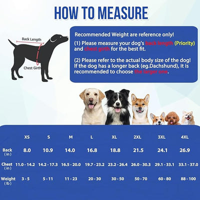 SlowTon Dog Surgery Recovery Suit - Zipper On Dog Onesies After Surgery for Female Male Dogs, Abdominal Wounds Bandages Cone/E-Collar Alternative Body Suit Shirt (Grey, M)