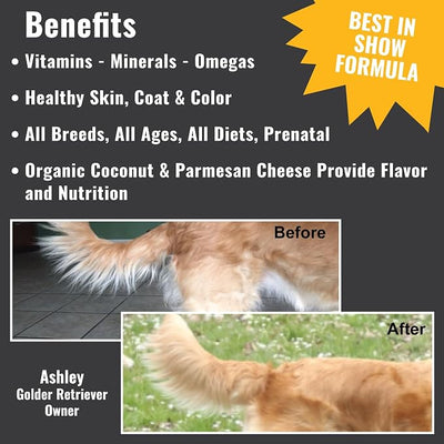 Dogzymes Ultimate Skin and Coat with Algal Oil and Organic Coconut (8 Ounce)