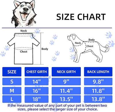 Saintrygo 8 Pieces Dog Shirts Pet Printed Clothes with Funny Letters Summer Pet T Shirts Cool Puppy Breathable Dog Outfit Soft Sweatshirt Cats(Classic Pattern,Large)