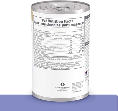 Hill's Prescription Diet i/d Low Fat Digestive Care Wet Dog Food, Rice, Vegetable, & Chicken Stew, 12.5 oz. Cans, 12-Pack