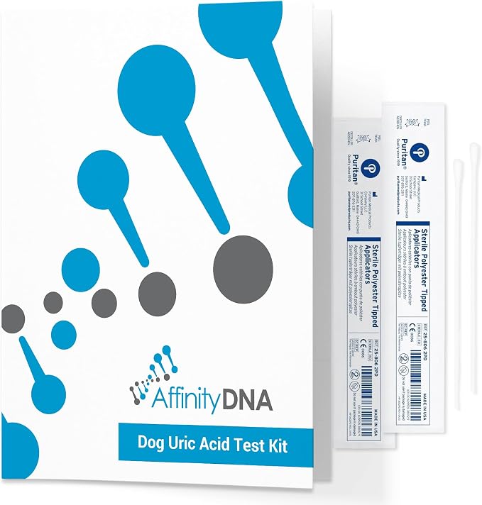 Dog Uric Acid DNA Test for Hyperuricosuria | Home Sample Collection Kit for 1 Canine | Dogs Uric Acid Testing | Results in 7 Working Days | A Complete Kit with No Extra Fees