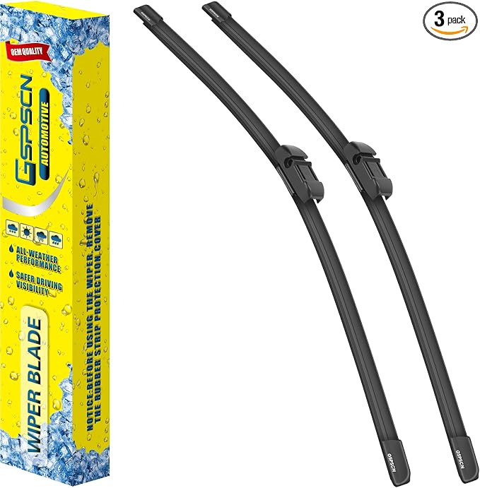 GSPSCN 2 Wipers For BMW 528i 535d 535i 550i 740i 740Li 750i 750Li 760Li M5 ActiveHybrid 5,7 Alpina B7,B7L 2016-2010，Original Windshield Wiper Blades Set 26"+18"(Set of 2)