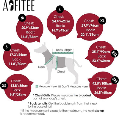 AOFITEE Dog Coat, Dog Christmas Sweater, Dogs Winter Coat with Harness Built in, Reflective Waterproof Pet Jacket with Furry Collar, Pet Snow Suit for Large Dogs, Doberman, Great Dane, XXL