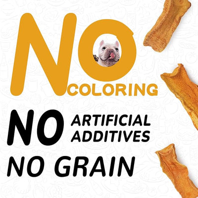 PAWUP Dog Treats, Dehydrated Pumpkin Slices, 100% Single Ingredient, Easy to Digest, Low Fat Dog Snacks for Small & Medium Dogs, Great for Sensitive Stomachs, 5.29 oz,14-16 Counts