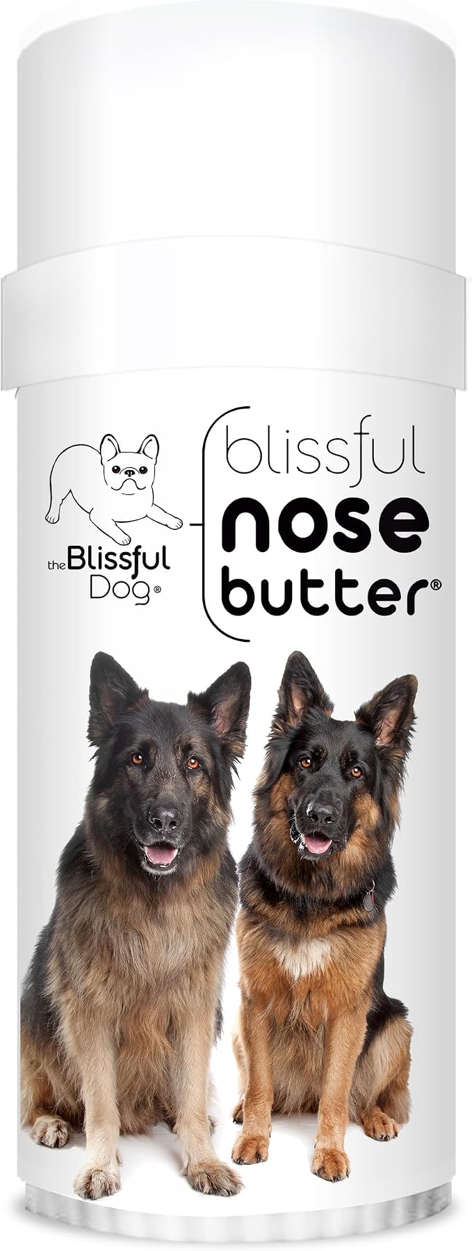 German Shepherd Nose Butter, Versatile Dog Nose Balm for Dry Nose, Handcrafted Nose Moisturizer, Easy-to-Apply Dog Essentials, Unscented, 2.25 oz.