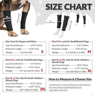 ROZKITCH 4 PCS Anti Licking Sleeve for Cats, Elbow Sleeve Scratching Prevention Protection Wraps