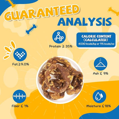 gazeupon Dog Treats, Chicken Wrapped Meat Ring, Made with Real Chicken and Beef, Healthy Dog Chews for Large Breed, Rawhide Free, w/Glucosamine Chondroitin