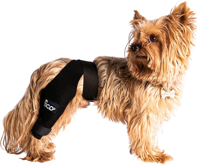 Dog Knee Brace for Right Hind Leg Support - CCL ACL Brace for Dogs, Vet Approved, Adjustable Orthopedic Support for Arthritis, Ligament Injuries & Post-TPLO Surgery Recovery (S (CB))