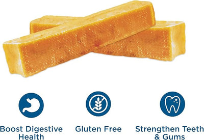 Best Bully Sticks Yak Cheese Himalayan Dog Chews - Extra Large 4 Count (Pack of 1) - Natural, Lactose Free Cheese, Odor-Free, Long-Lasting Snack