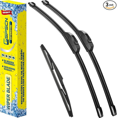 GSPSCN 3 Wipers Replacement For GMC Terrain 2024 2023 2022，Original Equipment Windshield Wiper Blades Set 24"+18"+12"(Set of 3)