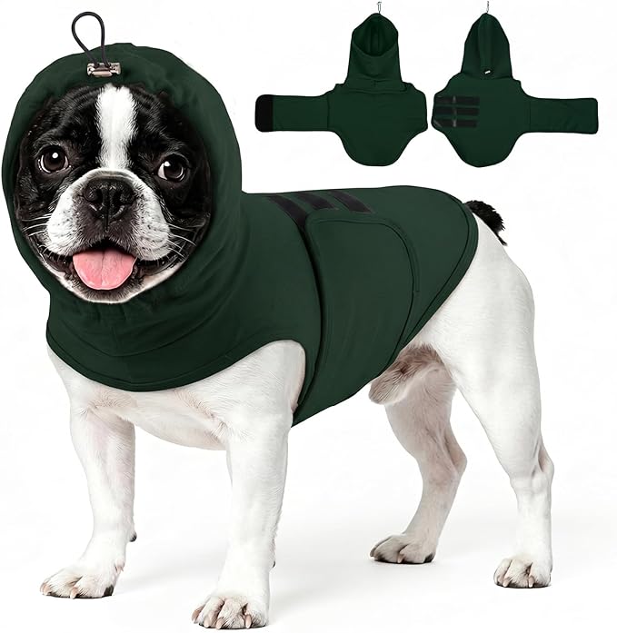 MIGOHI Calming Vest for Dogs | Anxiety Vest for Medium Dogs,Dog Calming Shirt for Storm,Separation,Fireworks, Anxiety Wraps for Dog to Stop Panting & Hiding During Vet Visit,Travel,Green,L