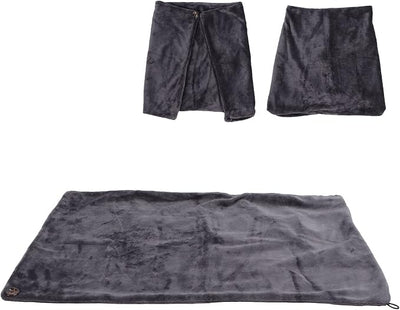 Gemer Electric Heated Blanket, Portable Heated Shawl Mini USB Heated Blanket Electric Heated Blankets Shawl 30.7 X 18.5 for Winter and Car